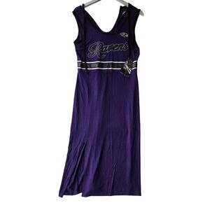 G-III 4Her Baltimore Ravens Dress Womens M Purple New Sleeveless Maxi NFL